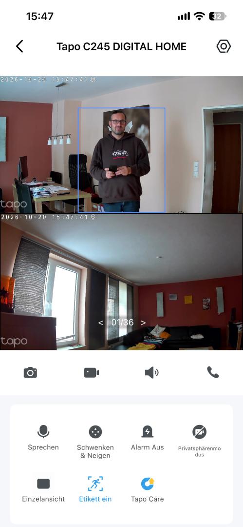 Überwachungskameras TP-Link Tapo C245D im Test, Bild 