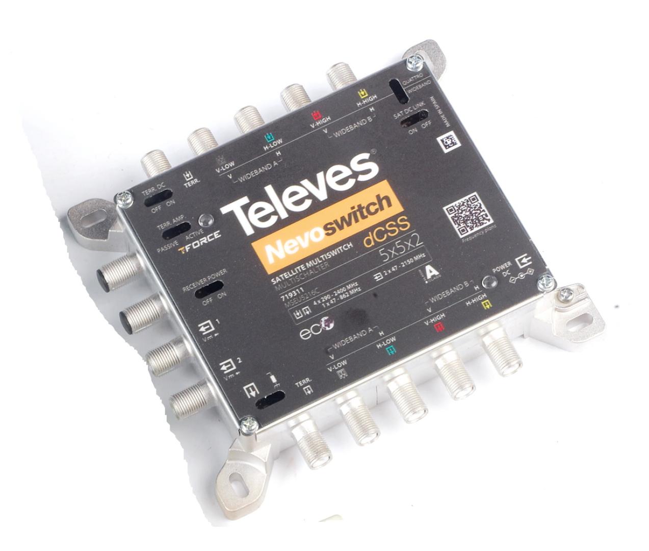 Multischalter Televes Nevoswitch dCSS 5x5x2 im Test, Bild 