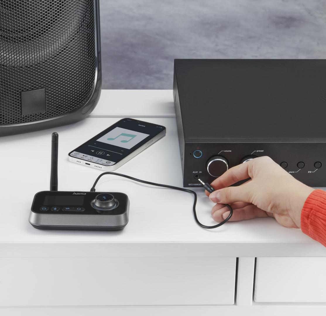 Digital Audio Hama-Adapter „Link.it duo“: Bluetooth zum Nachrüsten für Kopfhörer, TV, Lautsprecher und Beamer - News, Bild 