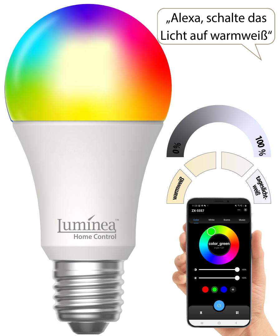 Smart Home Matter-kompatible E27 LED-Lampe - Einstellbare Farbtemperatur, 16 Milliionen Farben - News, Bild 