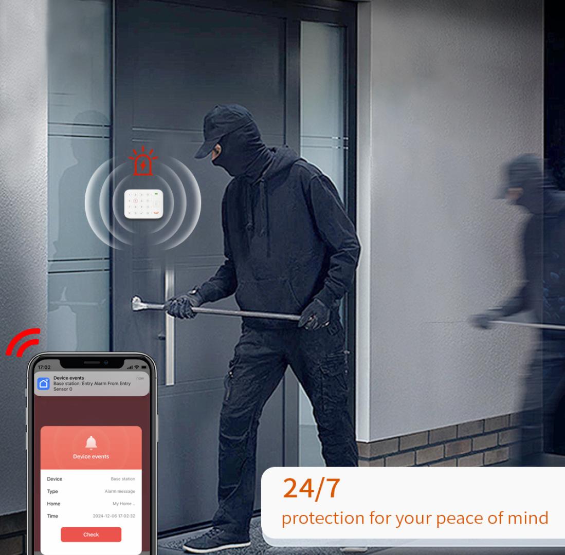 Smart Home WLAN-Alarmanlage von Pearl mit Bewegungsmelder und zwei Tür-/Fenstersensoren - News, Bild 