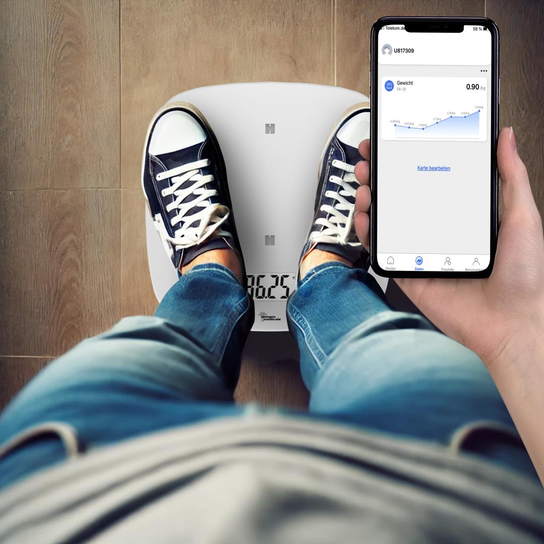 Smart Home Smarte Waage mit App-Anbindung für Babys, Tiere und Erwachsene - News, Bild 