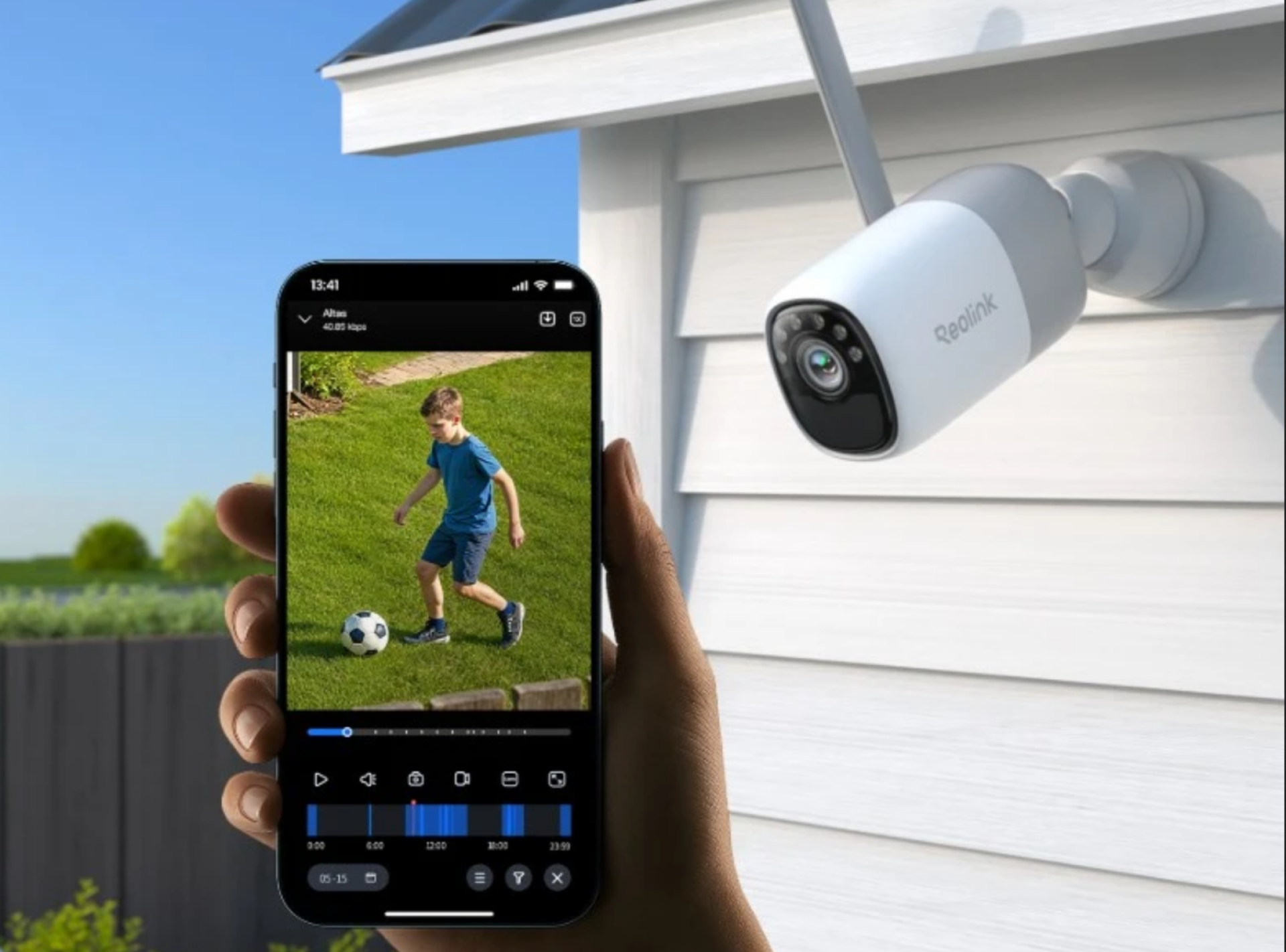 Smart Home Akku-Kamera von Reolink mit Voraufzeichnungsfunktion und Künstlicher Intelligenz - News, Bild 